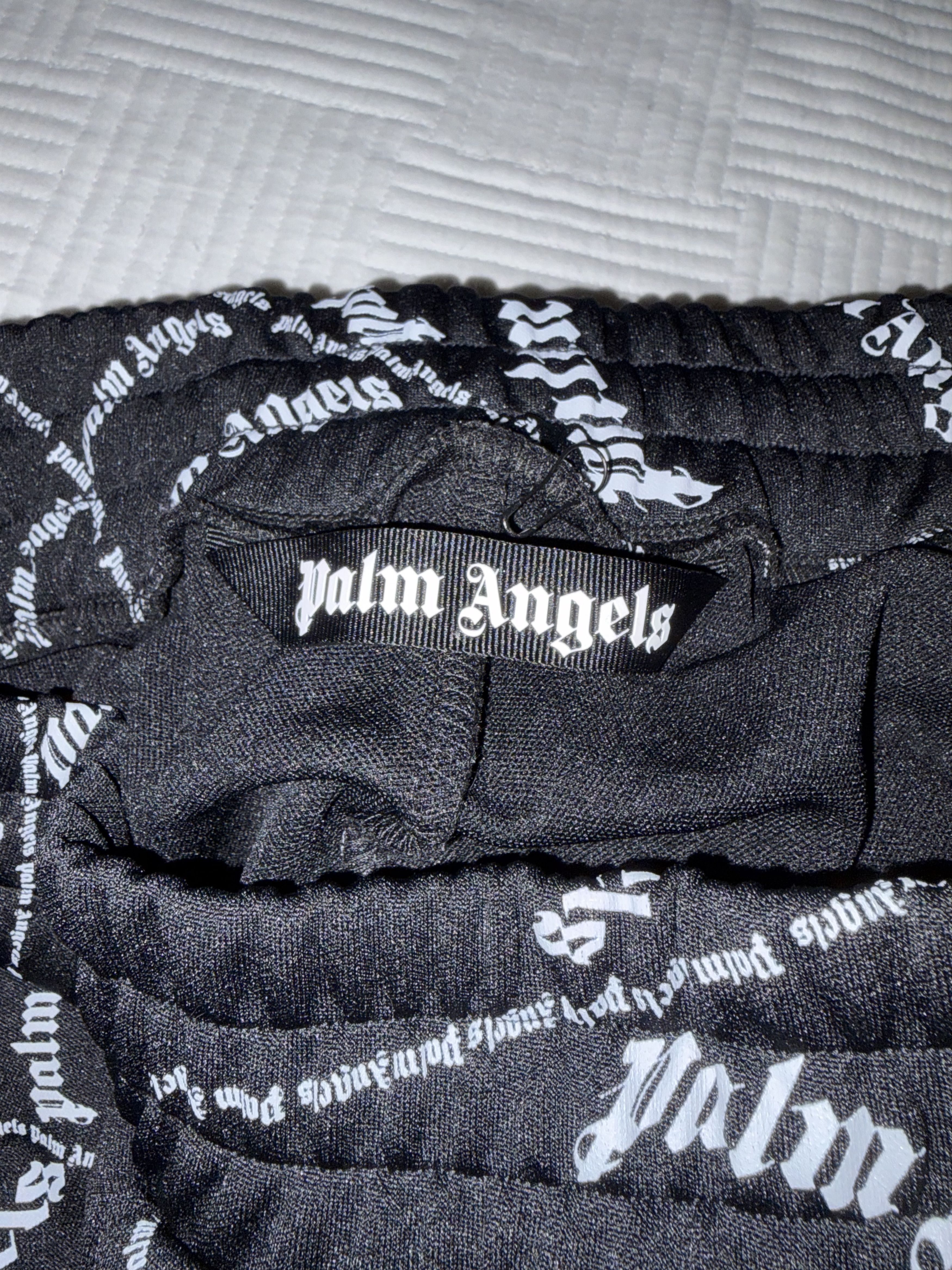 Palm Angels Palm Angels Spider Web Classic Trackpant in Black & White Size US 36 / EU 52 - 3 Thumbnail