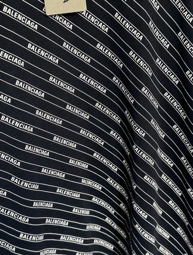 Balenciaga Balenciaga Black and white twill + full print + bullet scr Size US L / EU 52-54 / 3 - 2 Thumbnail