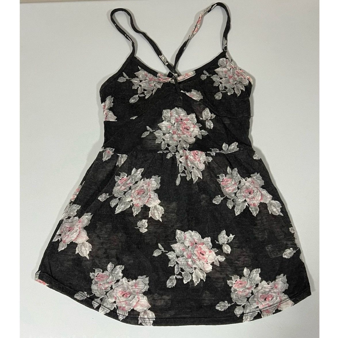 Aeropostale Aeropostale Floral Babydoll Tank Top Shirt Blouse Size S 🌸✨ Size S / US 4 / IT 40 - 2 Thumbnail