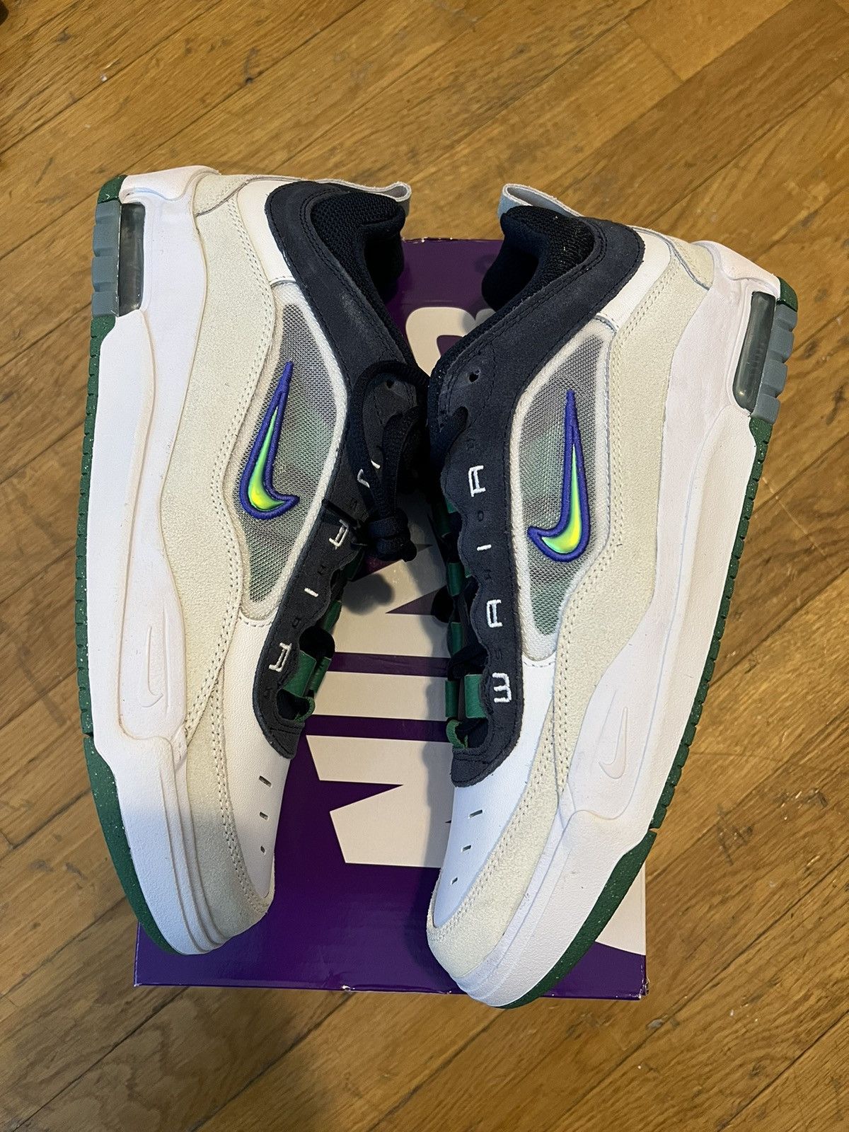 image of Nike Sb Ishod Wair Max 10.5 Shoes in White, Men's