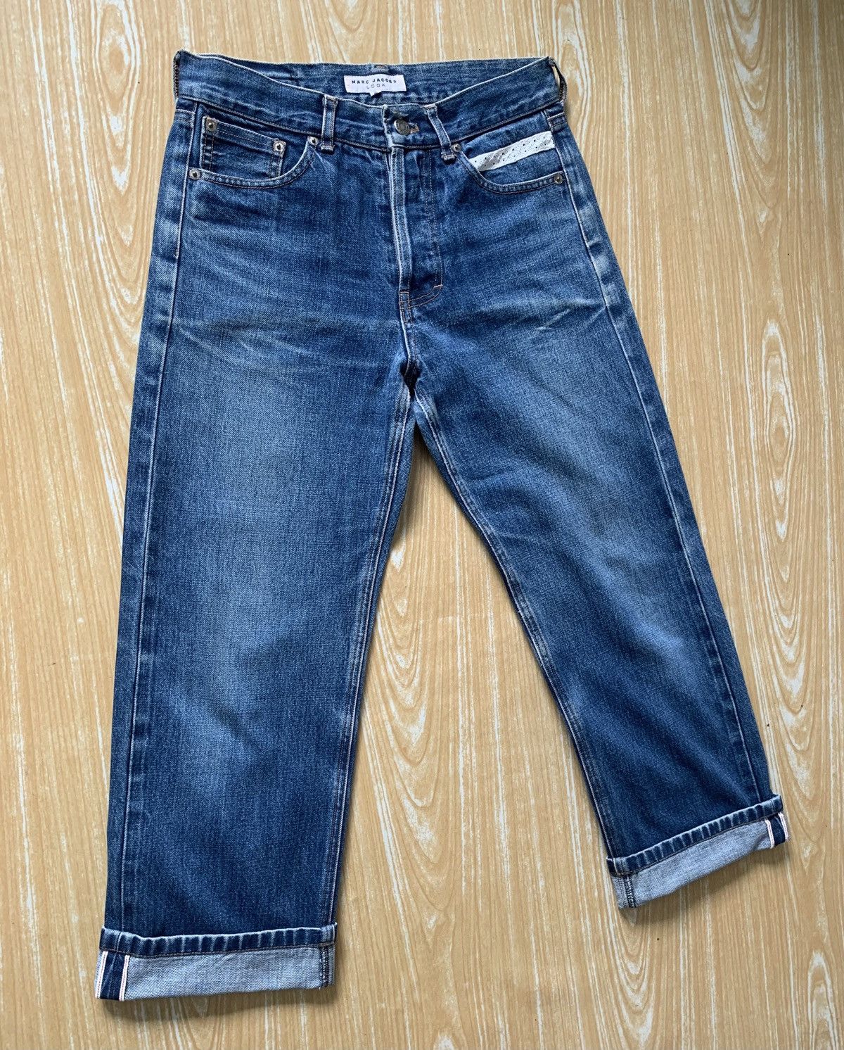 Vintage Marc Jacobs Look Selvedge Denim Pants Size US 27 - 17 Thumbnail