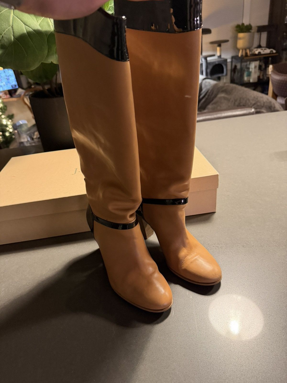 J.Crew J.Crew Long Fabienne high-heel boots Size US 7 / IT 37 - 1 Thumbnail