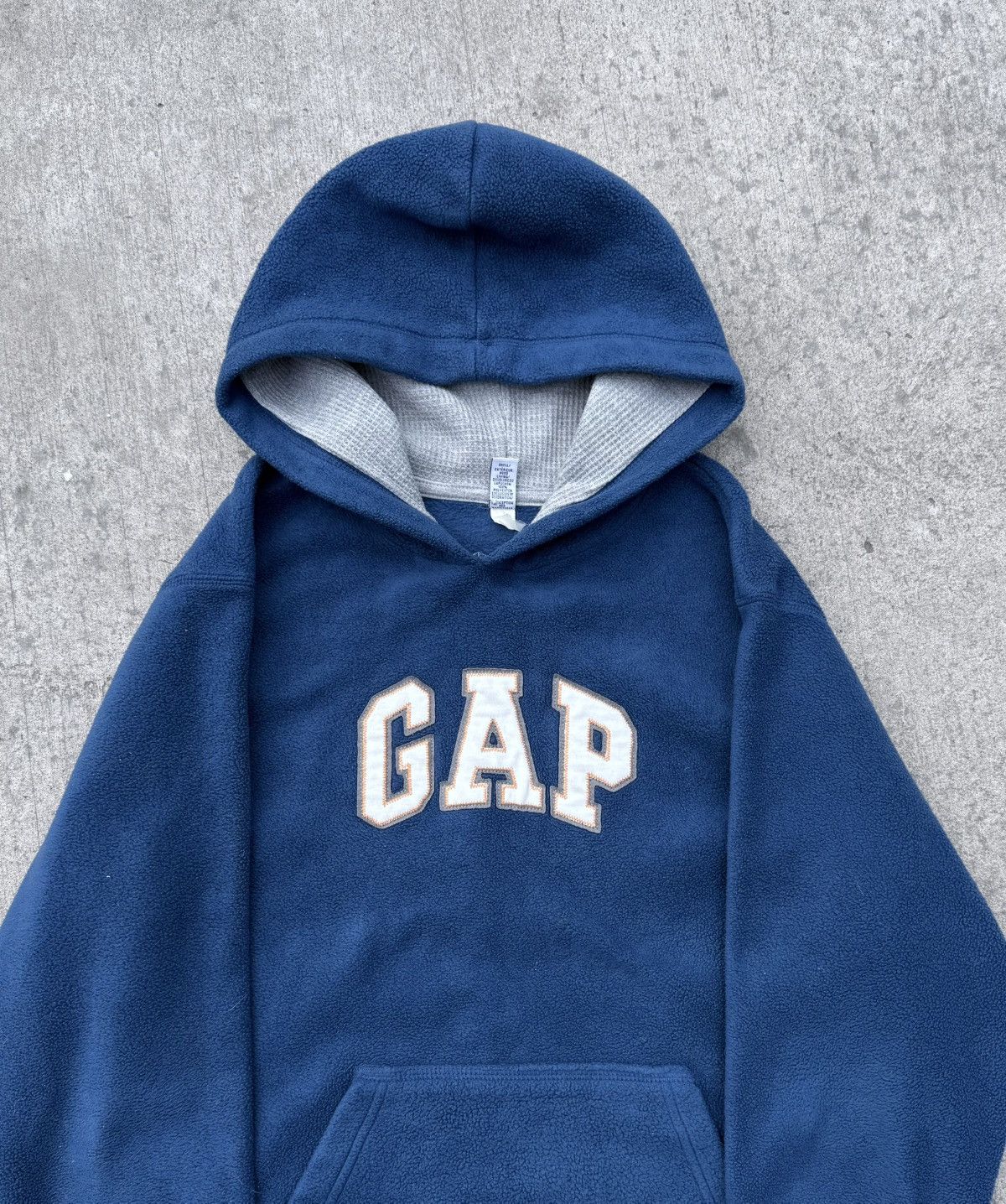 Other Vintage GAP Y2K avantgarde streetwear fleece hoodie Size US XS / EU 42 / 0 - 5 Thumbnail