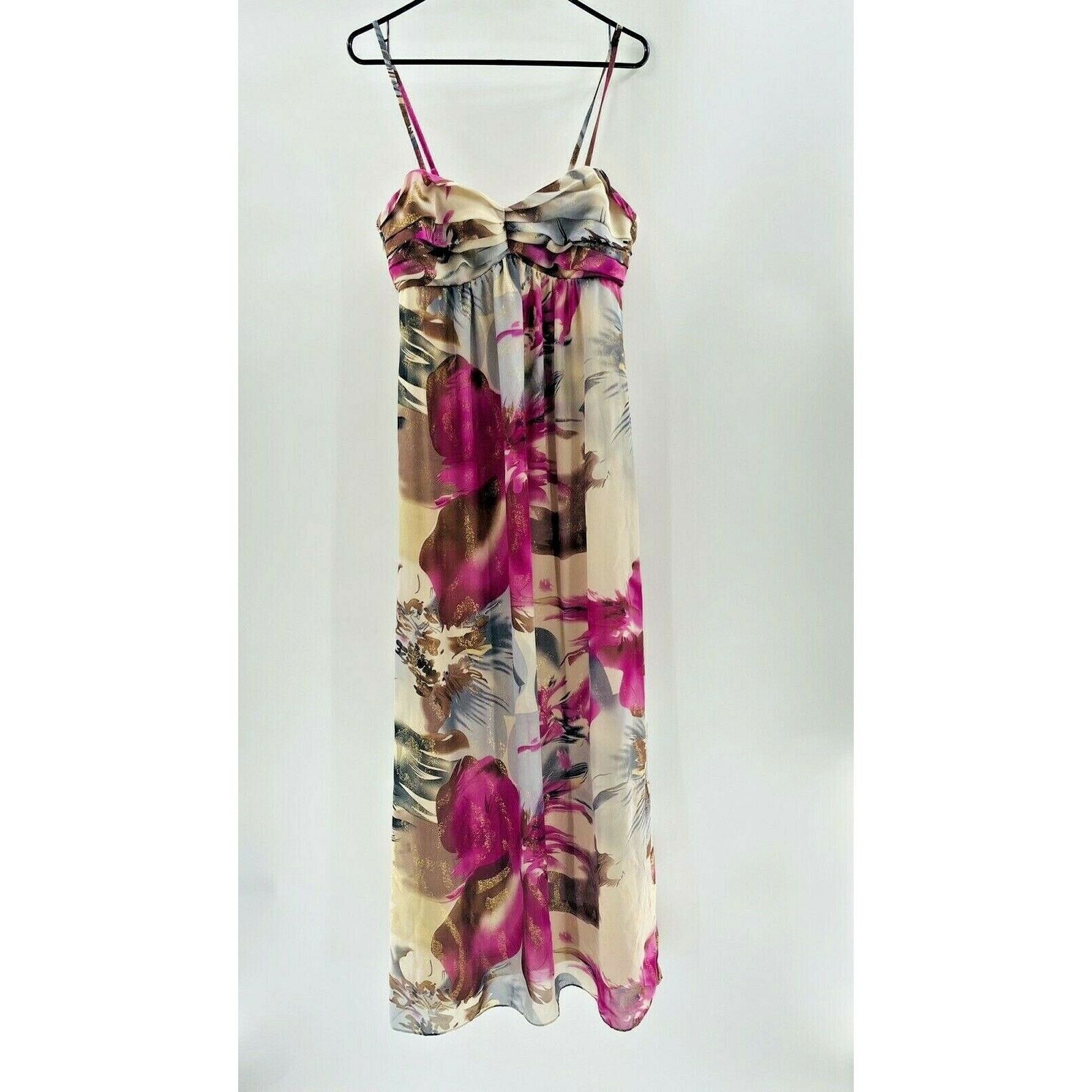 Other Robbie Bee Evening Maxi Dress size 10 Bra Shelf Floral Size L / US 10 / IT 46 - 2 Thumbnail