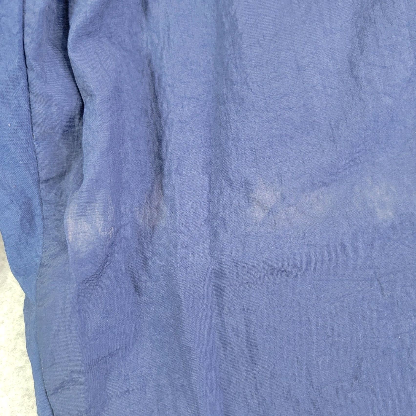 Nike Nike Pants Mens Large Blue Nylon Track Warm Up Jogger Lined Elastic Cuff Zip vtg Size US 33 - 5 Thumbnail