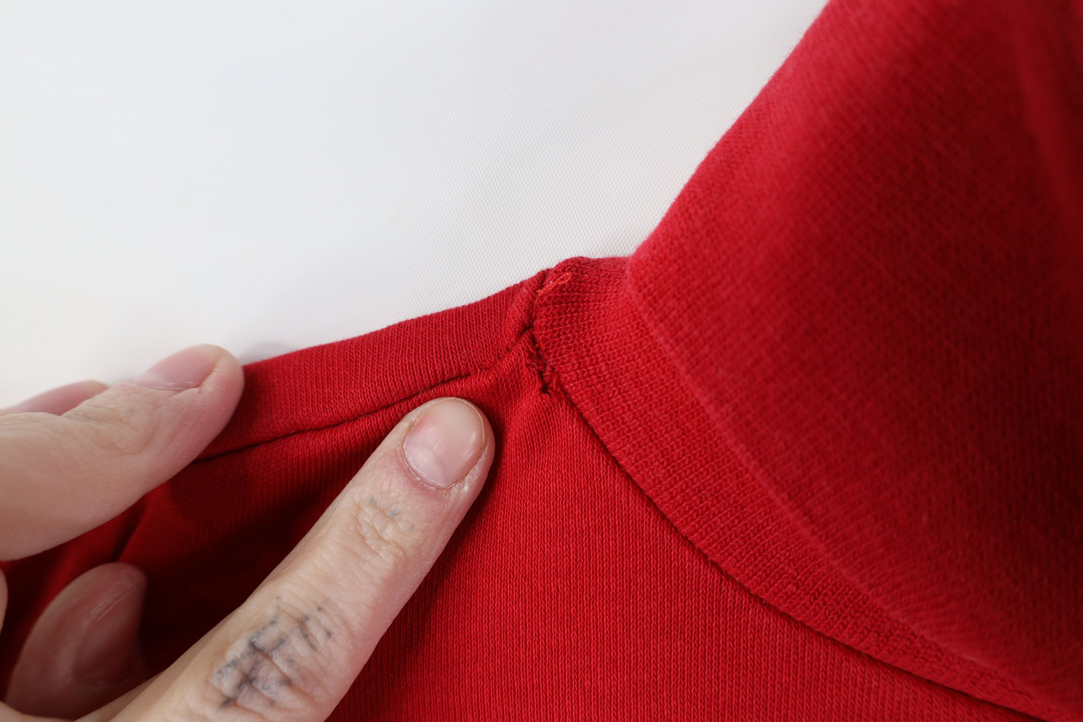 Harley Davidson Vintage 90s Harley Davidson Spell Turtleneck T-Shirt Red USA Size US S / EU 44-46 / 1 - 6 Thumbnail