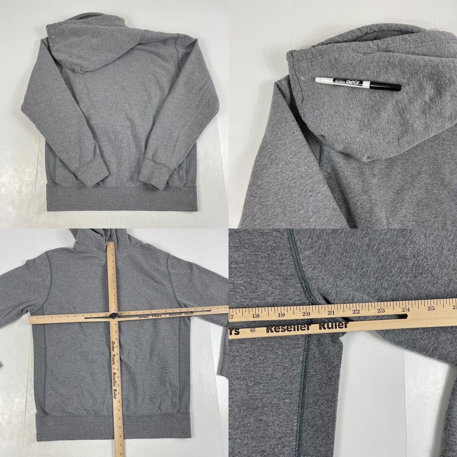 The North Face The North Face Hoodie - Medium Gray Pullover - Long Sleeve - Machine Washable - Men's - Fleece Size US M / EU 48-50 / 2 - 8 Thumbnail