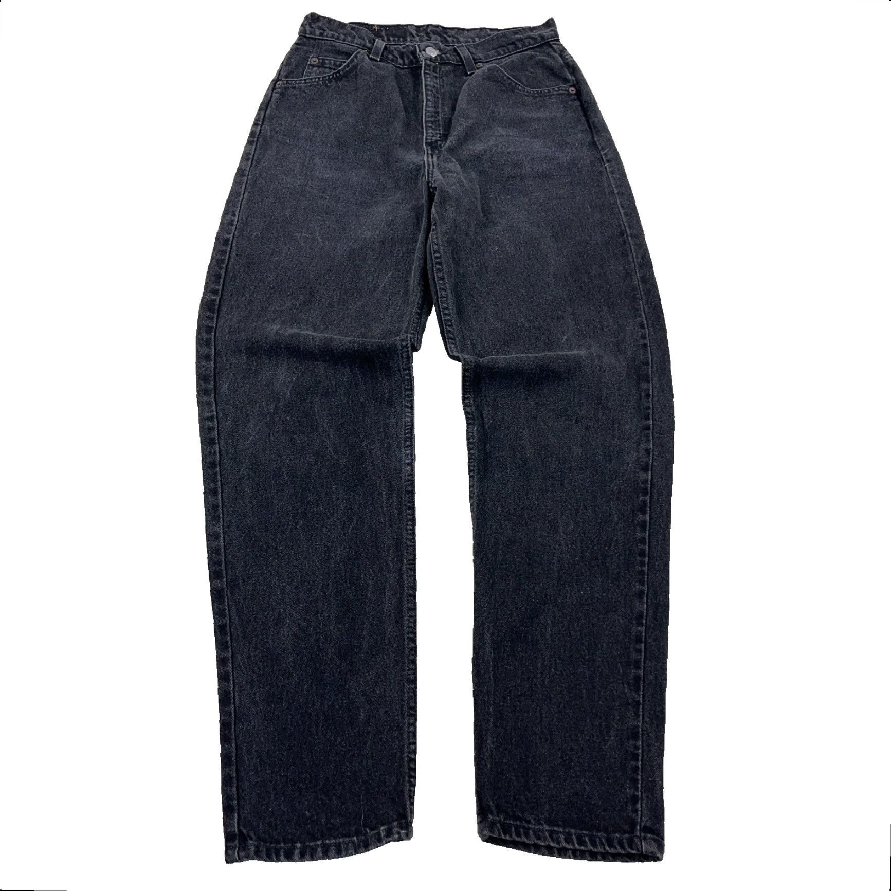 Levi's VINTAGE Levi's 921 Jeans Women 12 Tapered Black 29x31 USA 80s 90s Jeans Womens Size 34" / US 12 / IT 48 - 3 Thumbnail