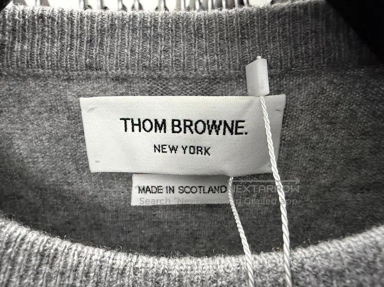 Thom Browne Thom Browne Knit sweater cardigan cashmere Size US XL / EU 56 / 4 - 4 Thumbnail