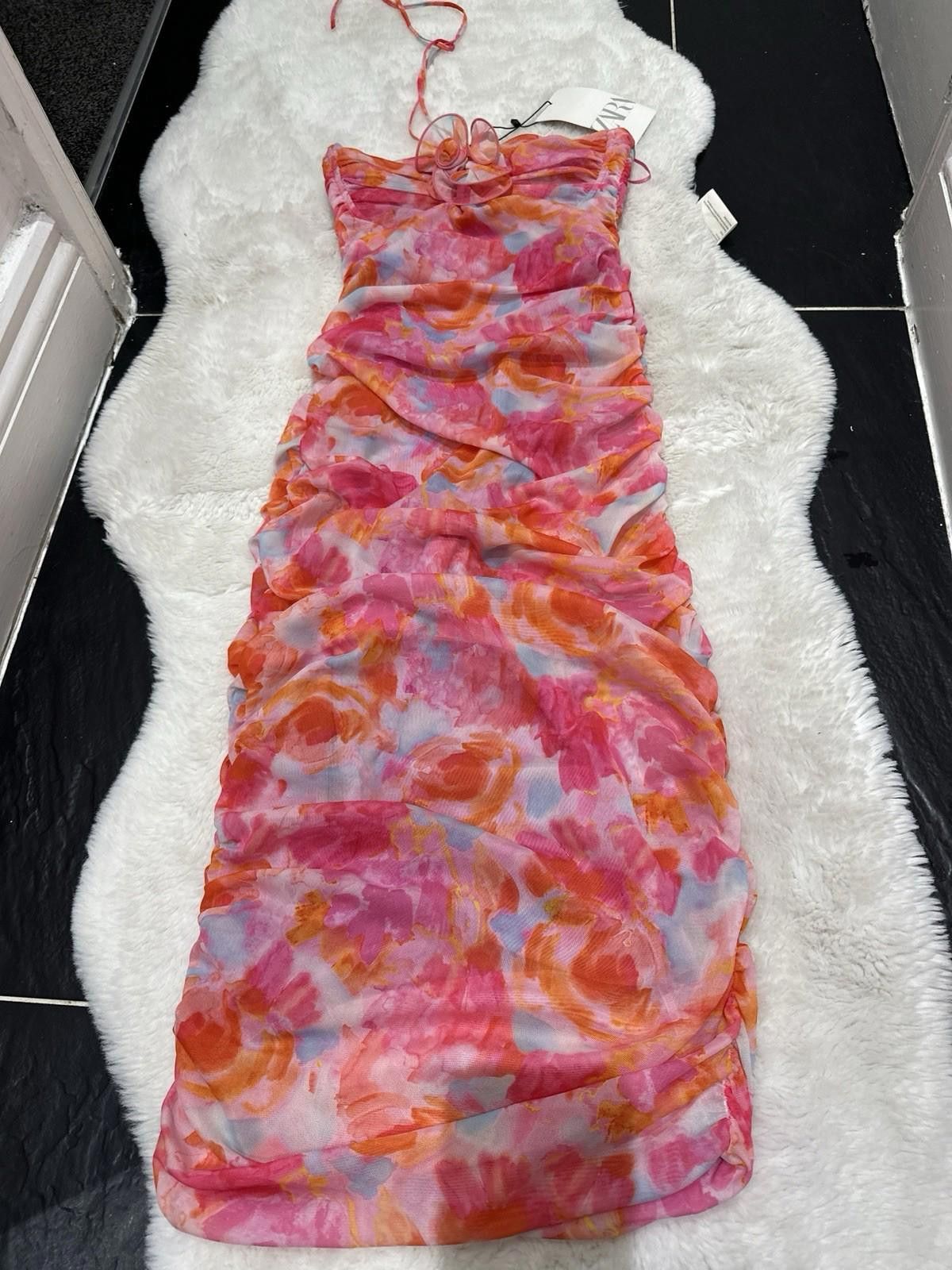 Zara ZARA Midi Tulle dress Size S / US 4 / IT 40 - 3 Thumbnail