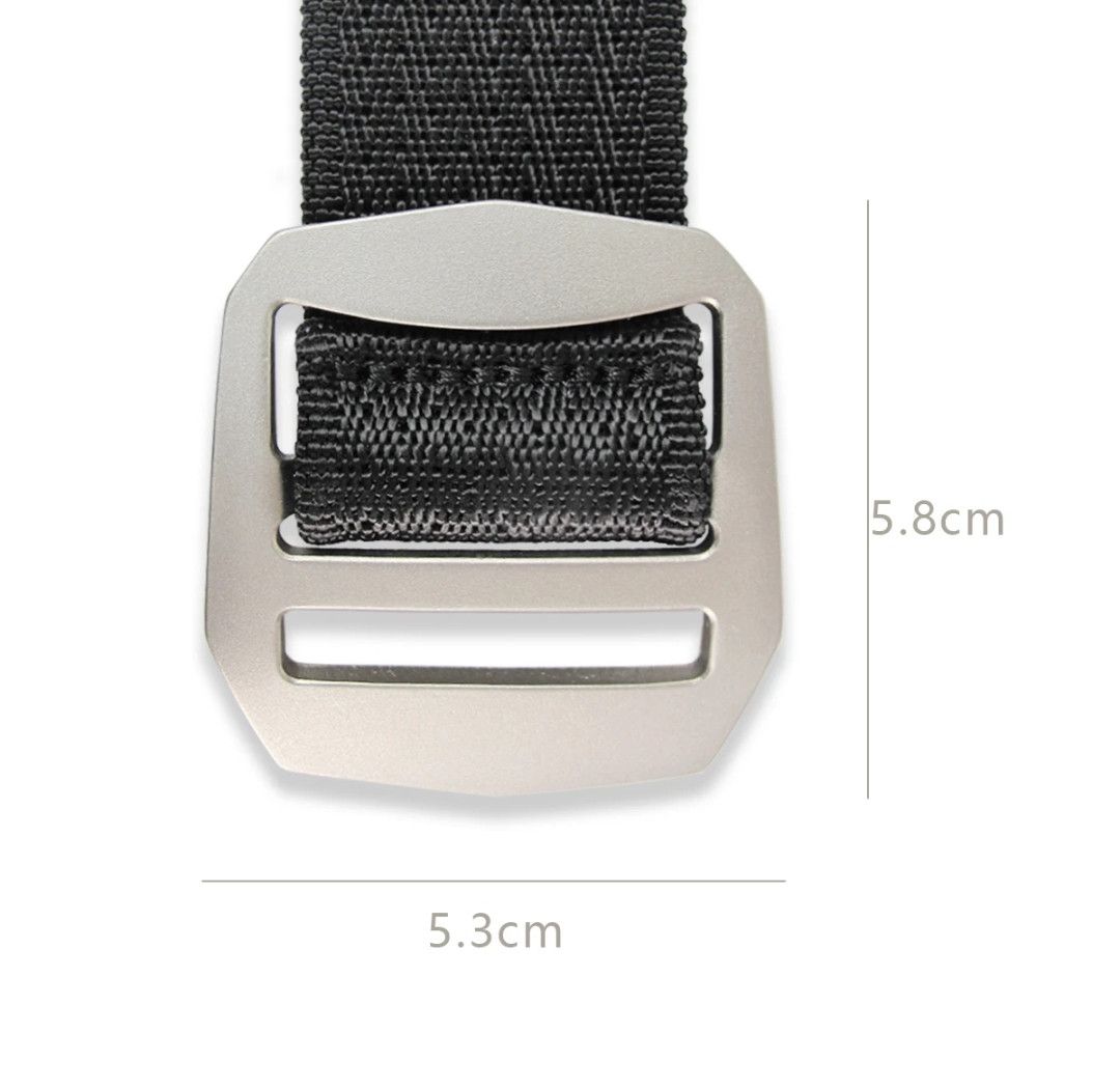Japanese Brand Buckle n Tail Army Canvas Belt 100cm length Size ONE SIZE - 4 Thumbnail