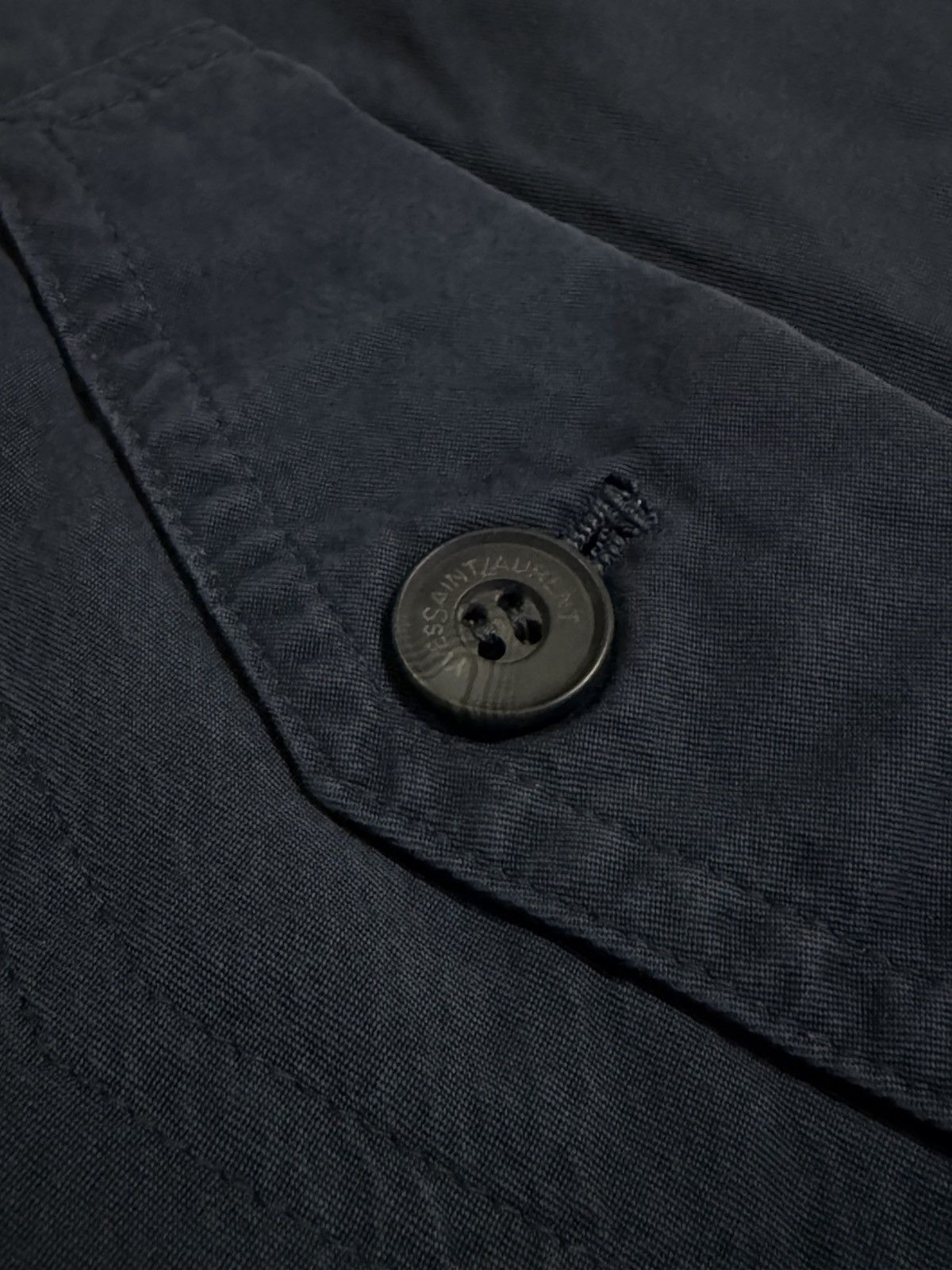 Yves Saint Laurent 👑 Yves Saint Laurent YSL Navy Bomber Jacket Size US L / EU 52-54 / 3 - 7 Thumbnail