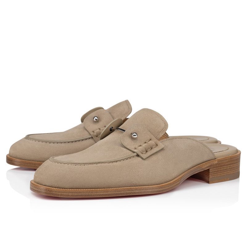 Christian Louboutin os11x0526 Chambeluss Loafers in Saharienne Size US 12 / EU 45 - 2 Thumbnail