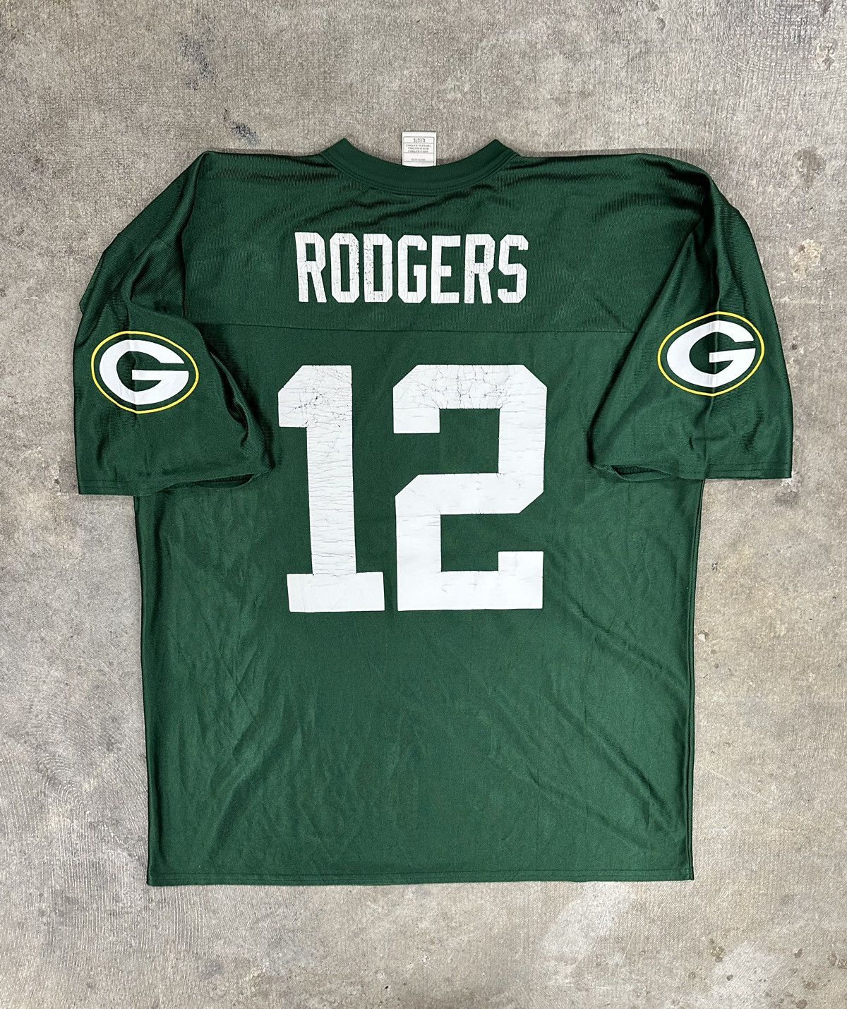 NFL × Vintage Vintage Y2K 00s NFL Aaron Rodgers Green Bay Packers Jersey Size US XL / EU 56 / 4 - 2 Thumbnail