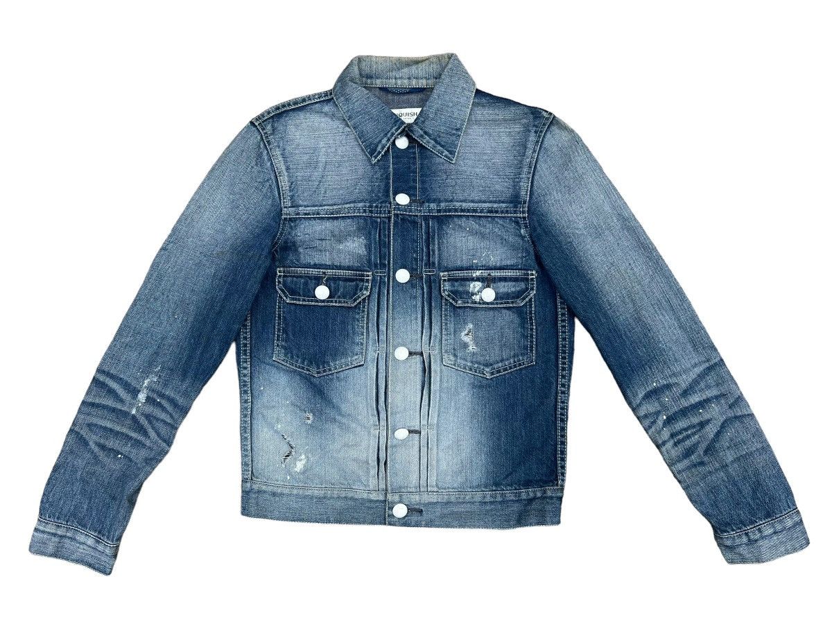 Hiroshi Fujiwara Vanquish Japan Distressed Dirty Denim Type 2 Jacket Size US S / EU 44-46 / 1 - 1 Thumbnail