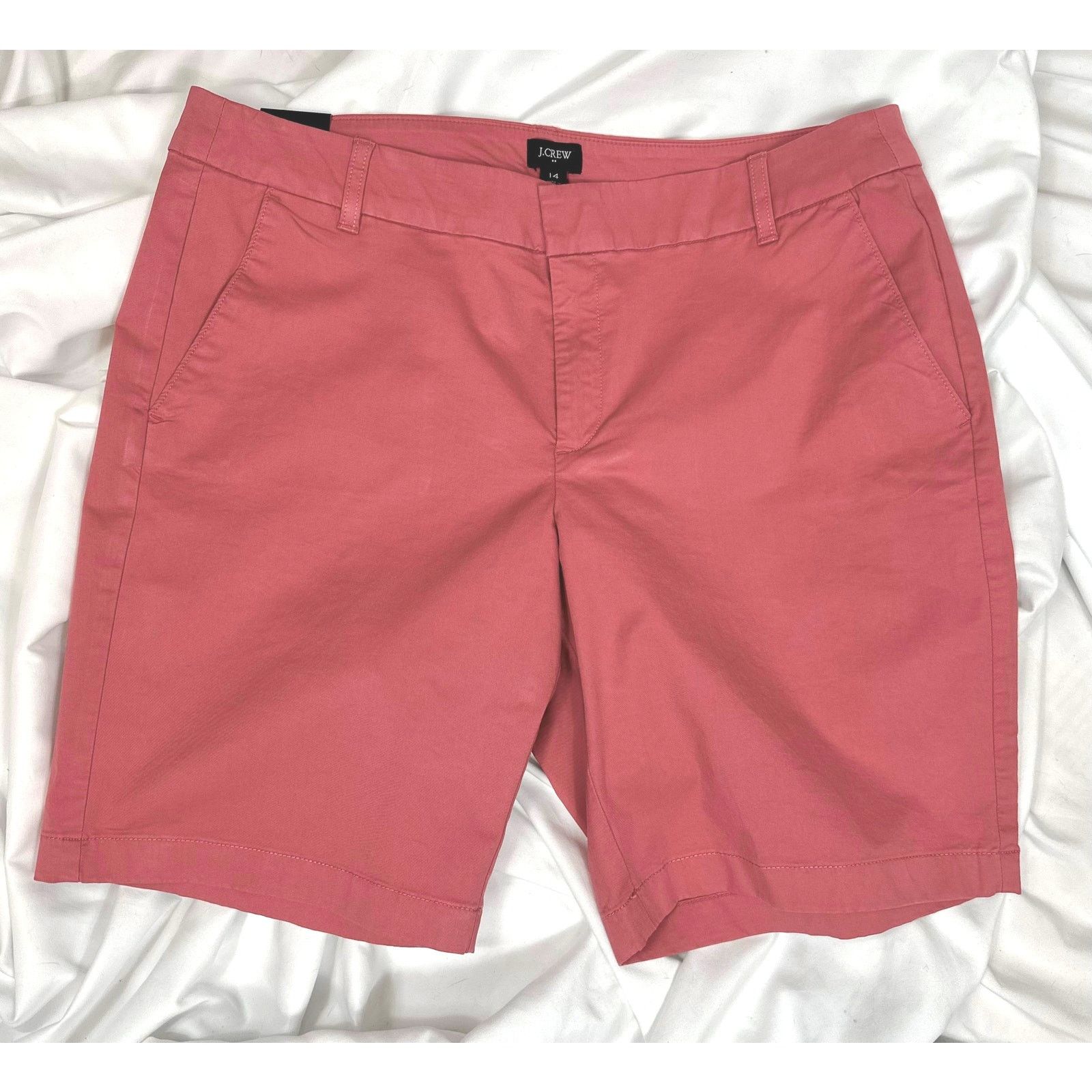 J.Crew Re-Imagined by J Crew Classic Twill Chino Shorts Salmon 14 Size 36" / US 14 / IT 50 - 7 Thumbnail
