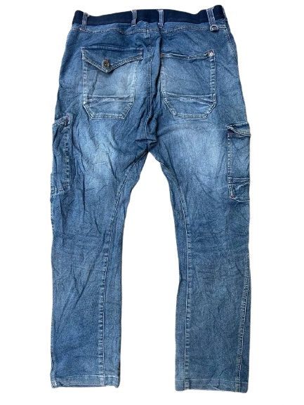 Japanese Brand FIELDCORE JAPANESE BRAND JEANS CARGO BONDAGE Size US 37 - 3 Thumbnail