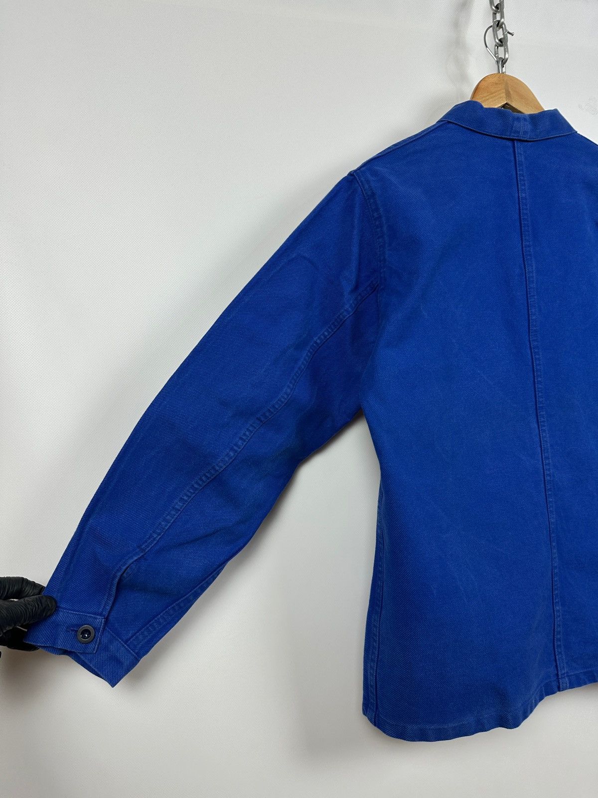 Le Laboureur 80s Vintage Lutteurs French Workwear Sanfor Chore Jacket Size US M / EU 48-50 / 2 - 20 Thumbnail