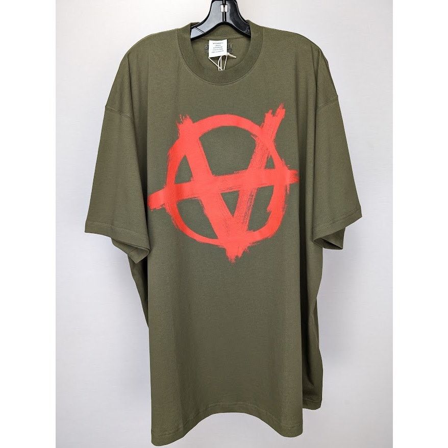 Vetements o1rshd1 T-Shirt Tee in Khaki Size US L / EU 52-54 / 3 - 2 Thumbnail