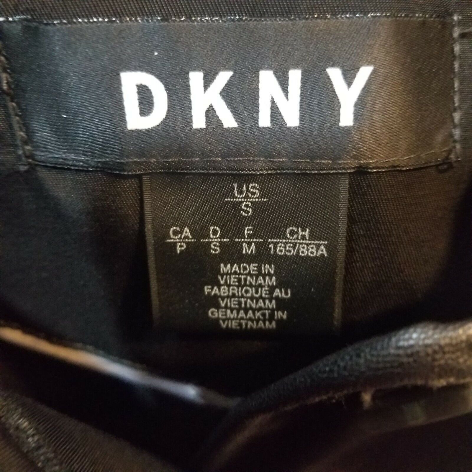 DKNY ⭐DKNY Womens Black Hooded Trench Coat Sz S Faux Leather Trim Size S / US 4 / IT 40 - 10 Thumbnail