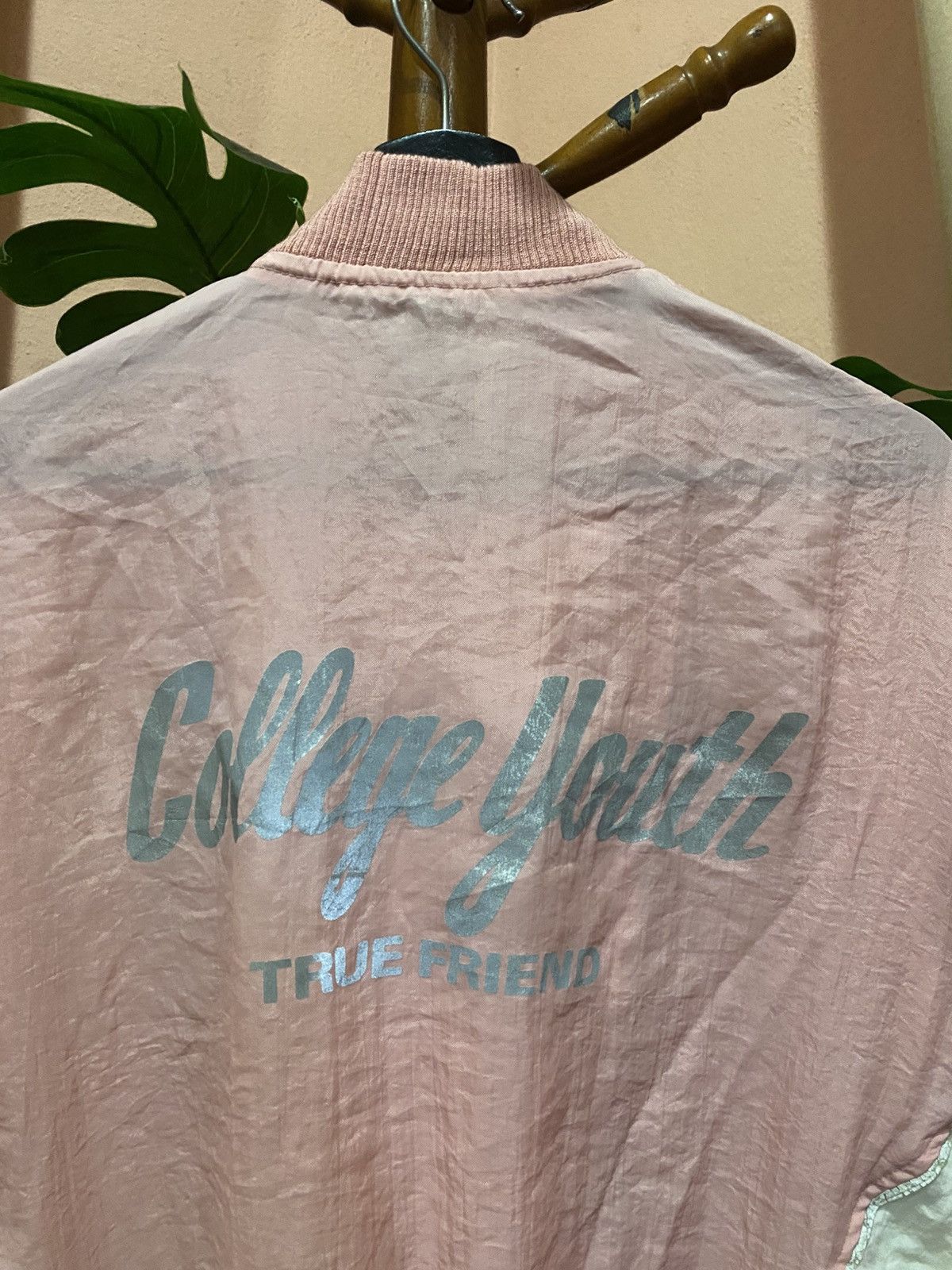 Vintage Vintage “College Youth TRUE FRIEND” Bomber Jacket Size US L / EU 52-54 / 3 - 8 Thumbnail