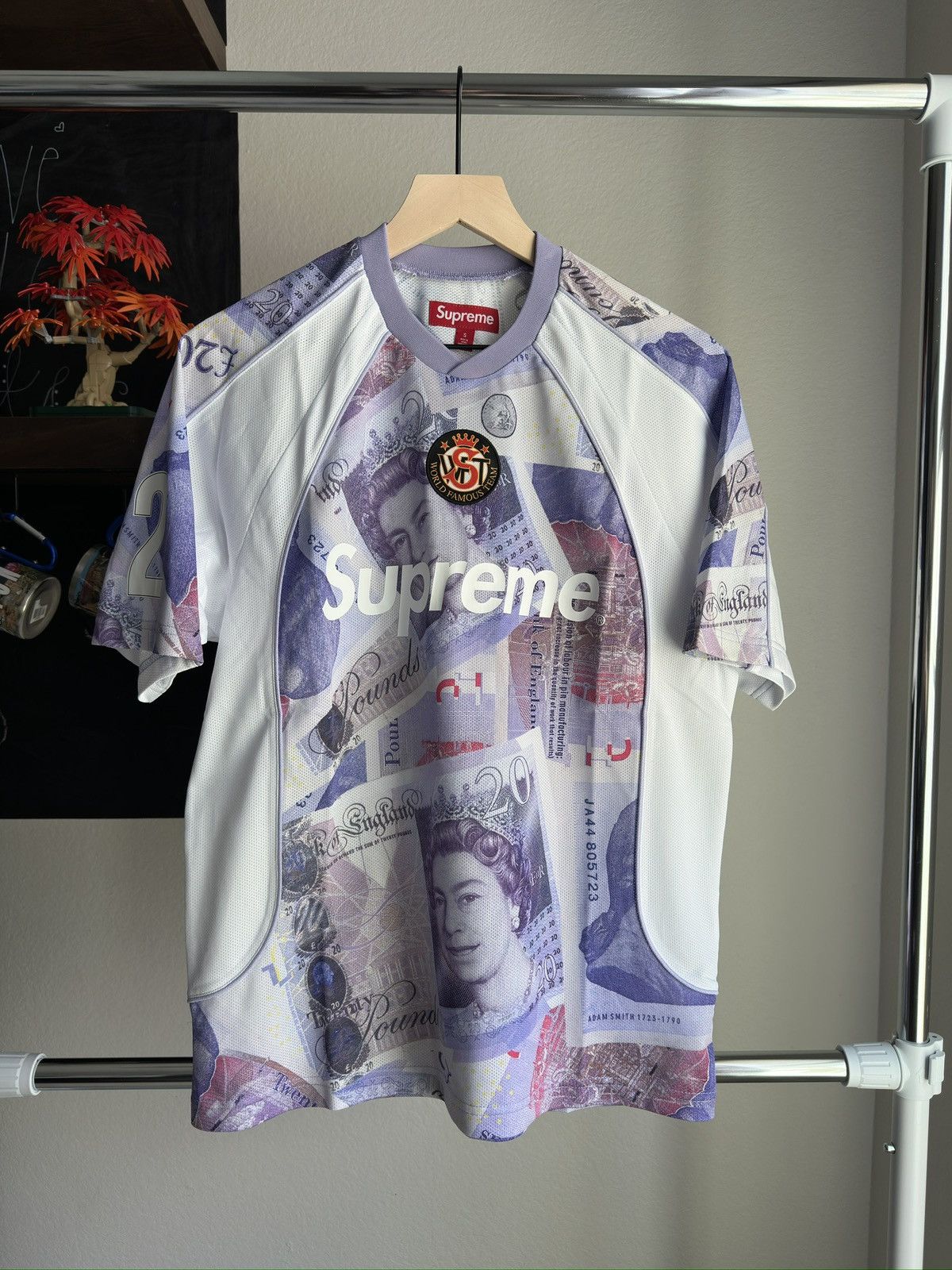 Pounds Soccer Jersey White