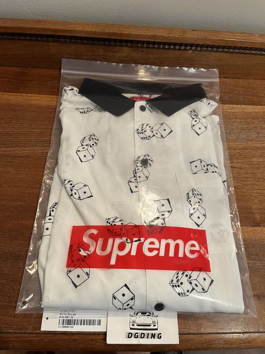 Supreme Supreme Dice Rayon Shirt White Shirt SS/19