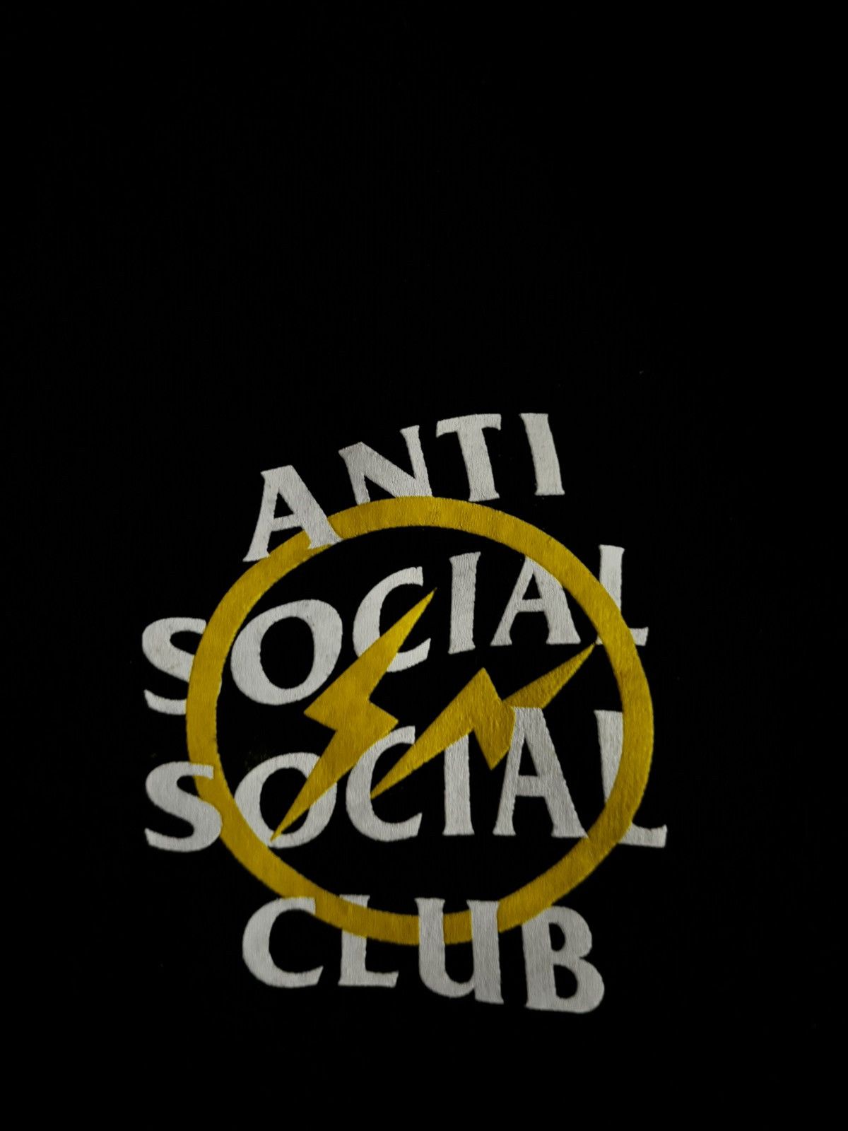 Anti Social Social Club Anti Social Social Club x Fragment Yellow Bolt Hoodie (FW19) Size US L / EU 52-54 / 3 - 4 Thumbnail
