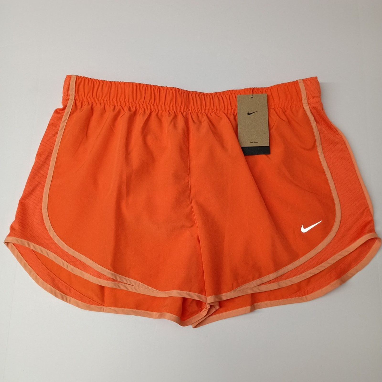 Nike Nike Women's Tempo Dri-Fit Running Shorts Size XL Orange Size 36" / US 14 / IT 50 - 1 Thumbnail