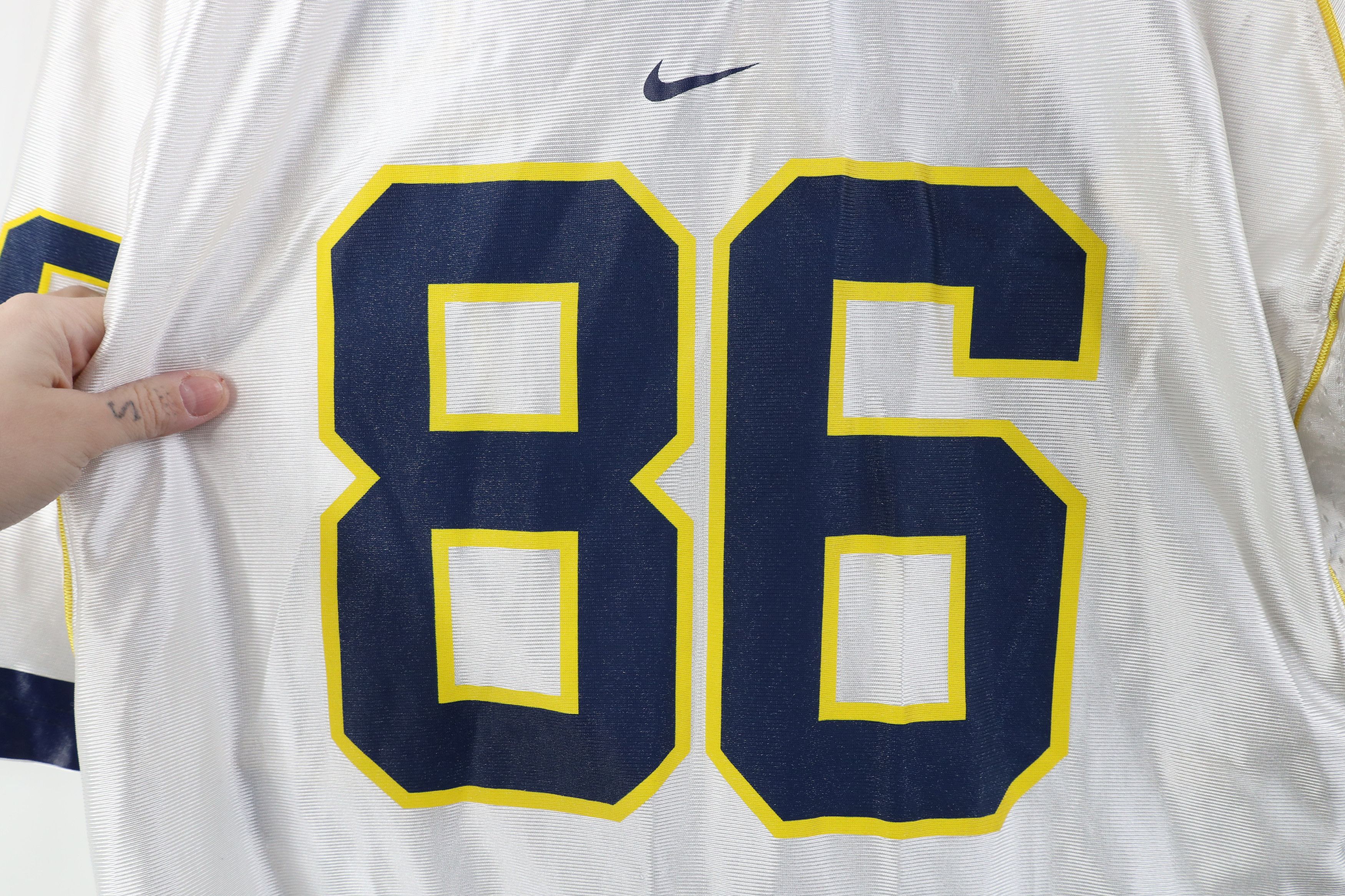 Nike Vintage Nike Mario Manningham University of Michigan Jersey Size US S / EU 44-46 / 1 - 4 Thumbnail