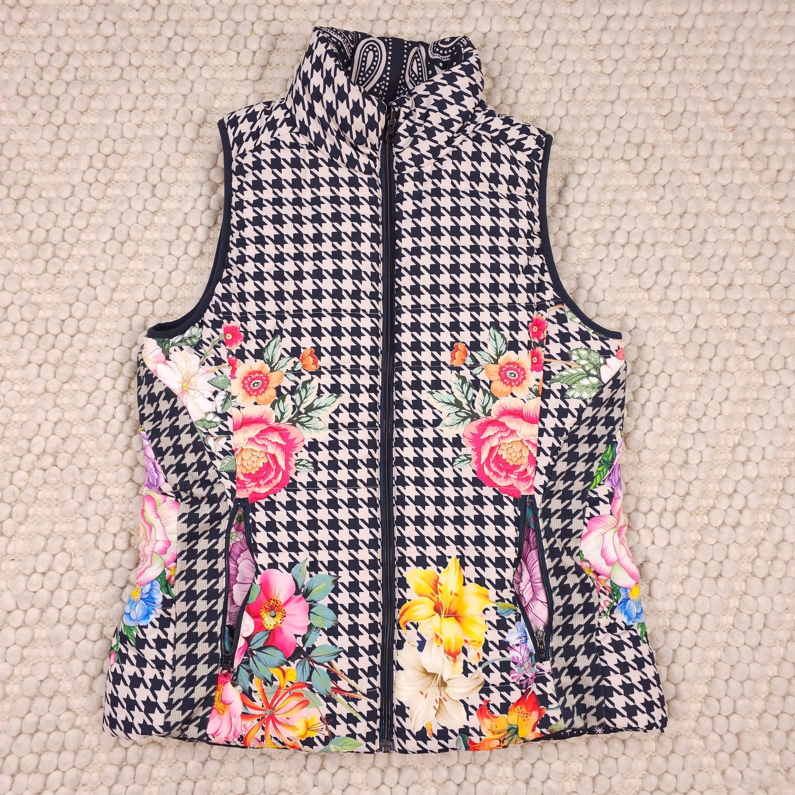 Johnny Was Johnny Was Sasha Reversible Vest Jacket Sz Medium Size M / US 6-8 / IT 42-44 - 10 Thumbnail