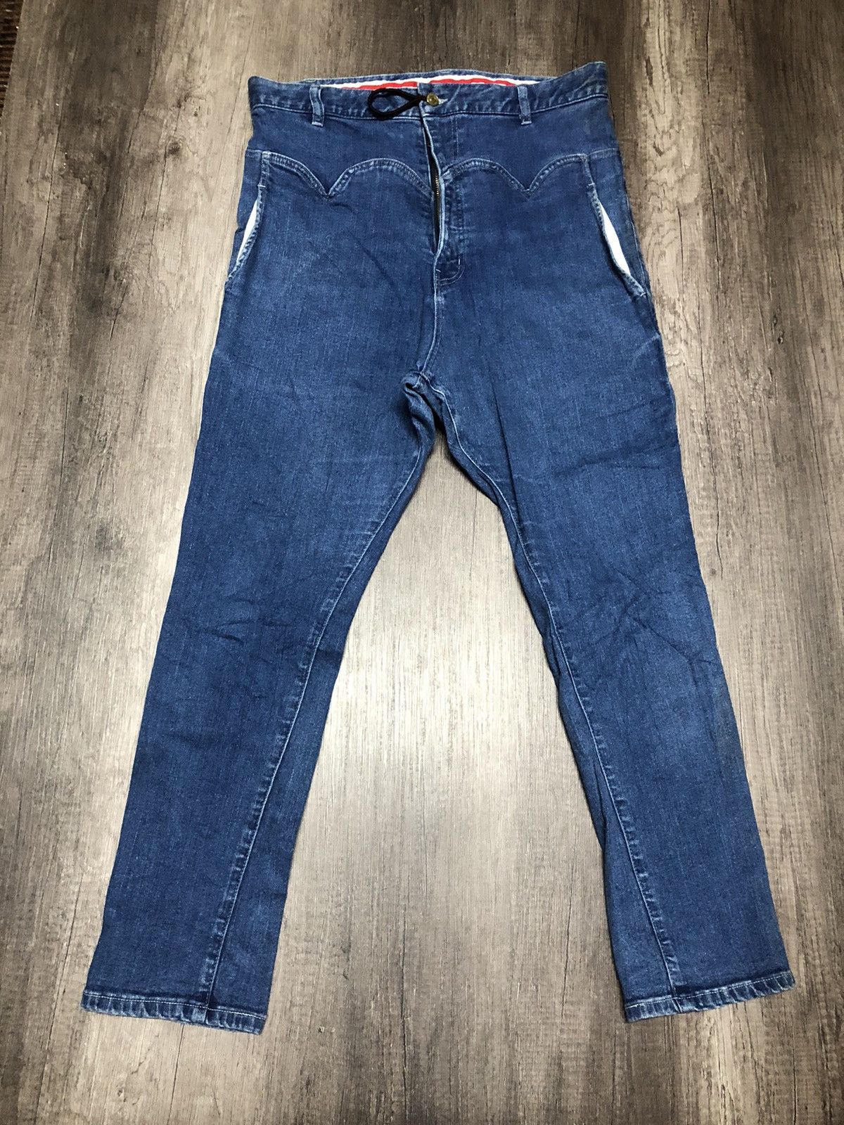 Issey Miyake × Vintage × mercibeaucoup Vintage Mercibeaucoup Issey Miyake Jeans Size 33" - 11 Thumbnail