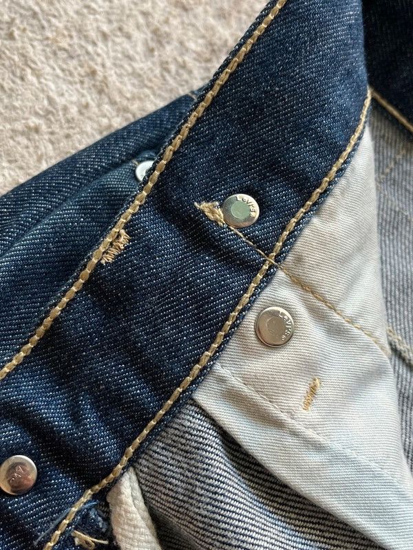 Levi's Levi’s Engineering Sample Blue Star Women’s 2000s Vintage Size 27" / US 4 / IT 40 - 9 Thumbnail