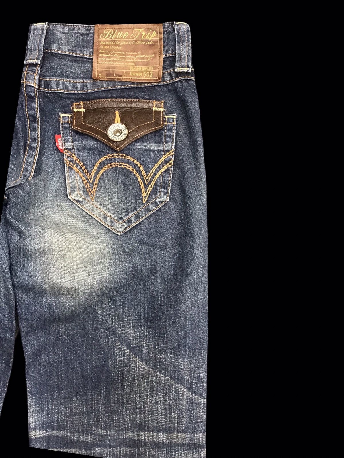 Edwin 💥FLARE💥Archival Rusty EDWIN Stone Wash Denim F62 Size US 30 / EU 46 - 10 Thumbnail