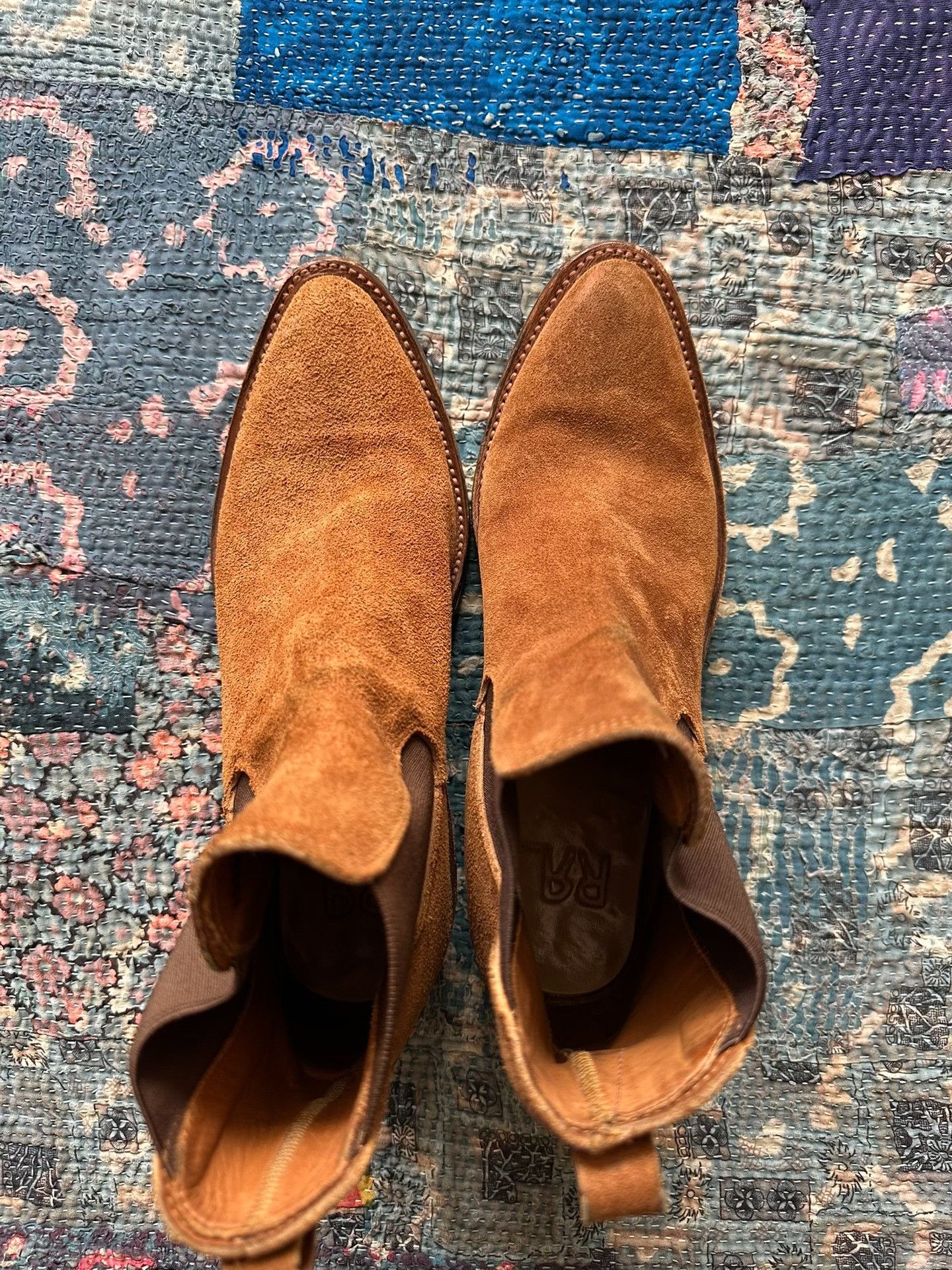RRL Ralph Lauren RRL Western Chelsea Suede Boots Size US 8 / EU 41 - 1 Thumbnail