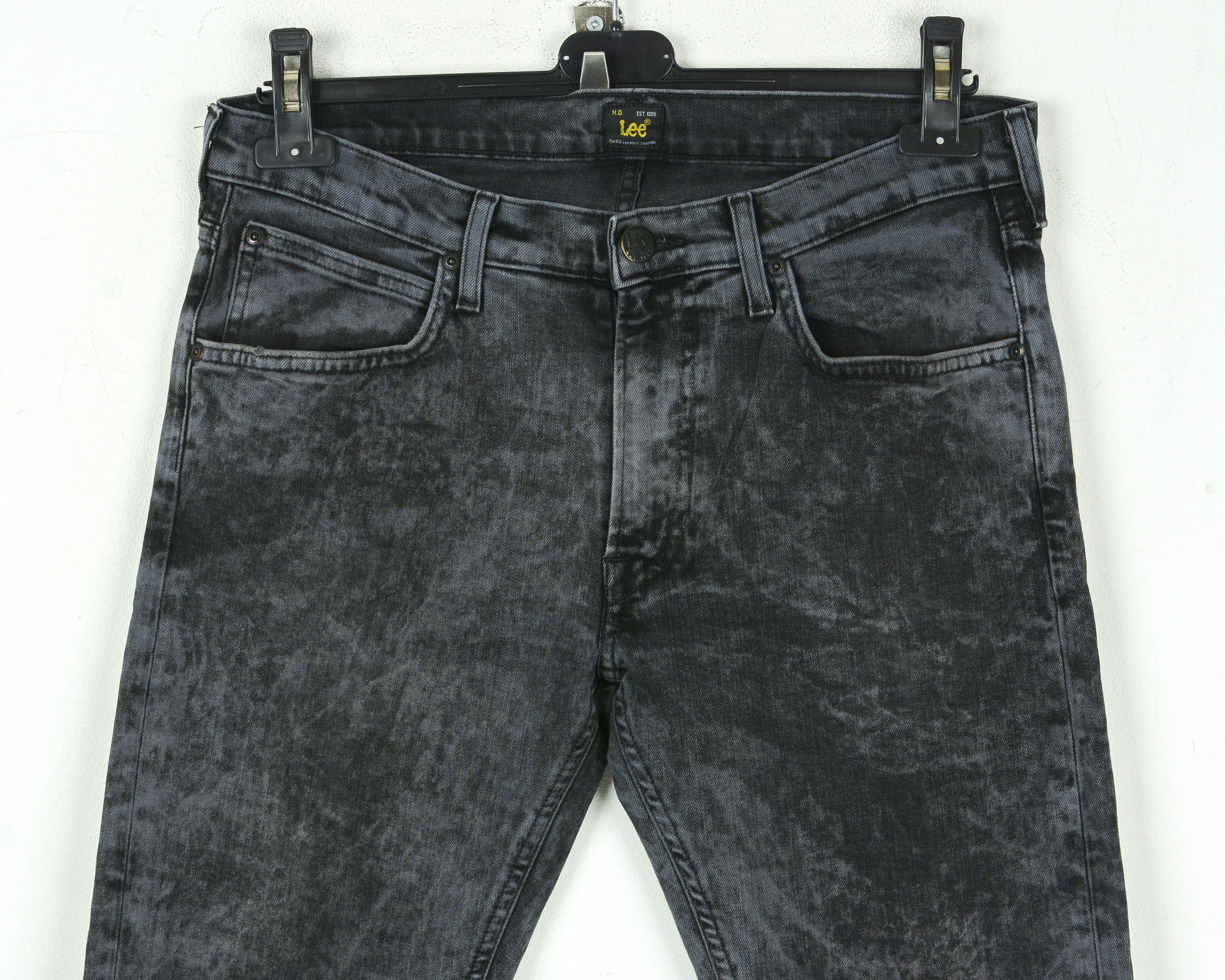 Lee Luke' W31 L34 Skinny Jeans Denim Pants Trousers Zip Stretch Size US 31 - 2 Thumbnail