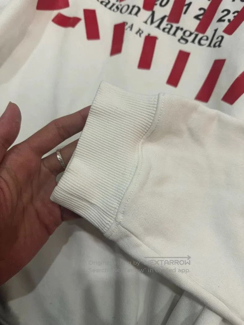 Maison Margiela Maison Margiela Tape Logo Hoodie Classic Style. Size US L / EU 52-54 / 3 - 3 Thumbnail