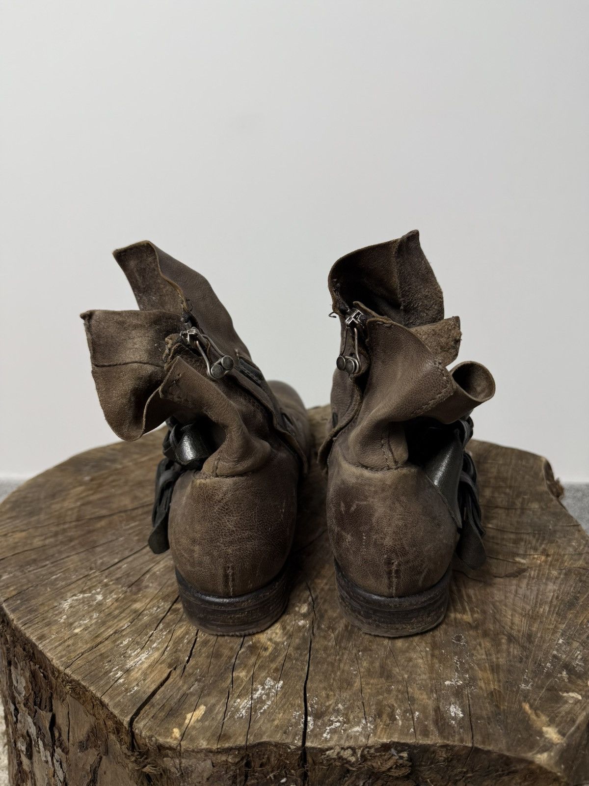 A.S.98 A.S. 98 Airstep Leather Boots Dirk Bikkembergs Style Size US 5 / EU 37 - 6 Thumbnail