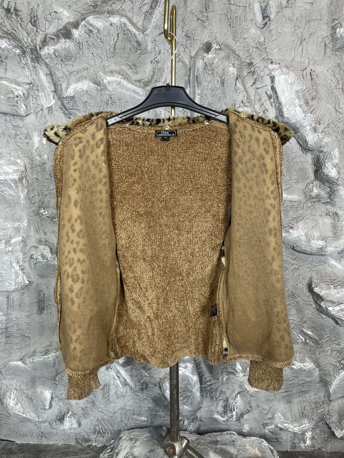 20471120 × Beauty Beast × Japanese Brand Vintage 2000s Leopard Fur Zip Jacket Y2K Hysteric Style Size US S / EU 44-46 / 1 - 6 Thumbnail