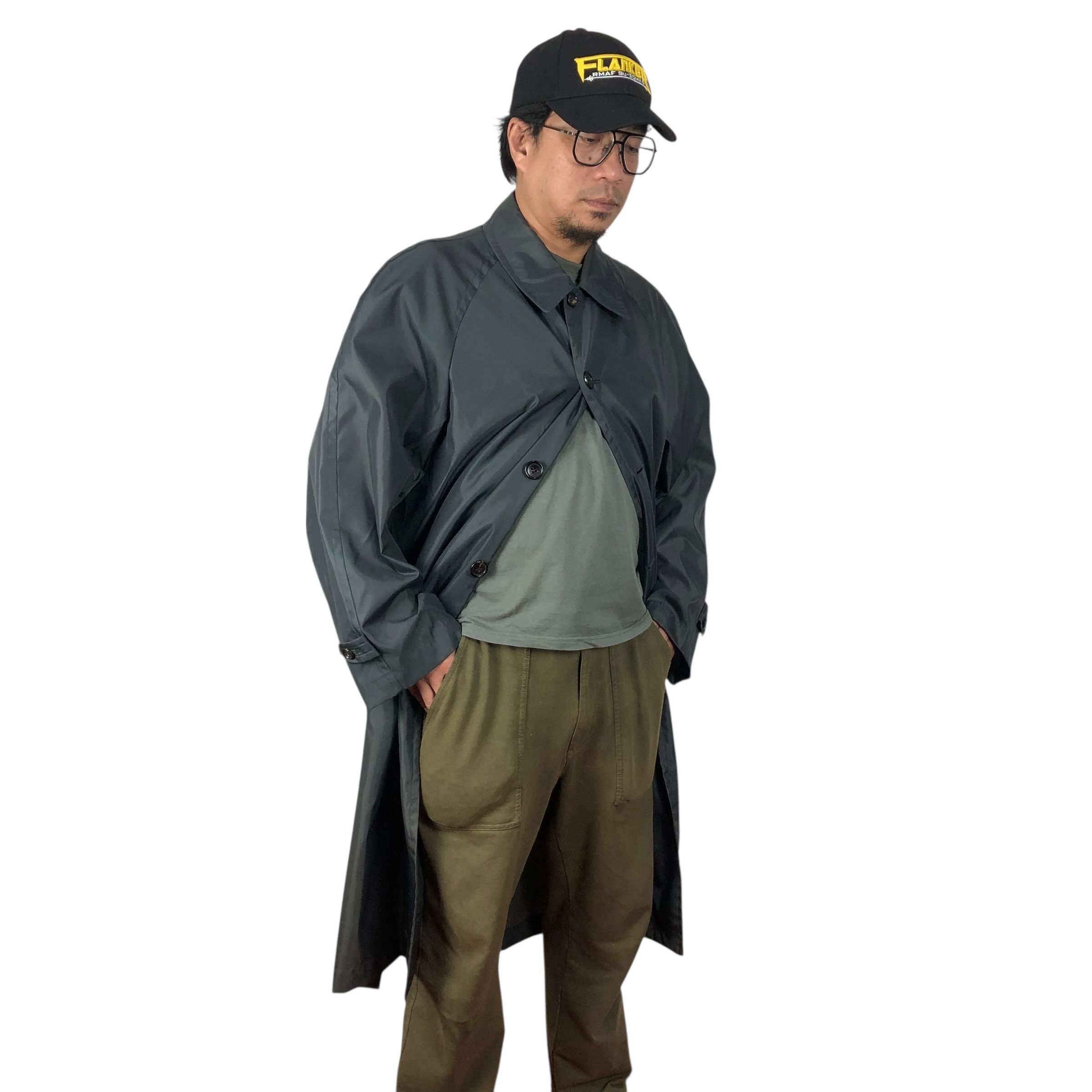 Comme des Garcons Homme Vintage Comme Des Garcons Homme S/S 1999 Nylon Car Coat Size US S / EU 44-46 / 1 - 6 Thumbnail