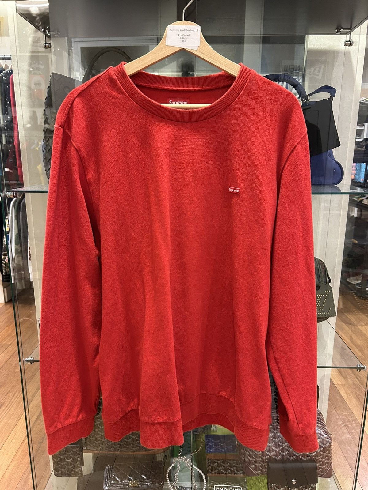 Supreme Supreme Small Box Piqué LS Shirt Size US XL / EU 56 / 4 - 1 Thumbnail