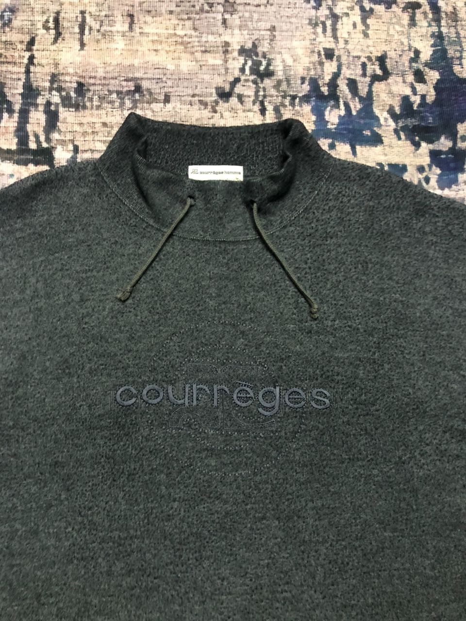Courreges Courreges Homme Sweatshirt Center Spell Out With Logo Size US L / EU 52-54 / 3 - 3 Thumbnail
