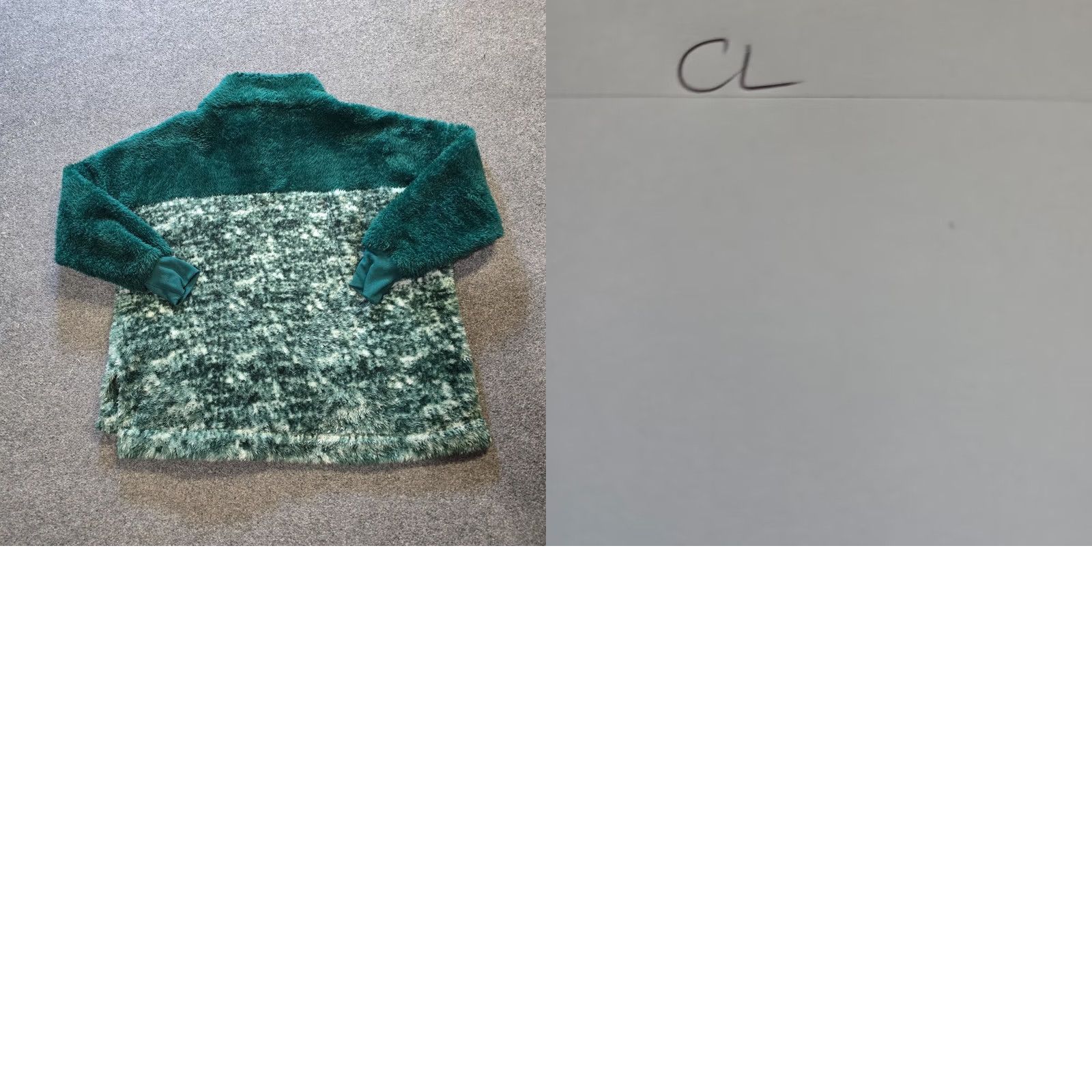 Vintage LuLaRoe Sweater Womens XL Green Fuzzy Fleece 1/4 Zip Comfort Lounge Casual Pullover Mock Neck Long Sleeve Size XL / US 12-14 / IT 48-50 - 8 Thumbnail