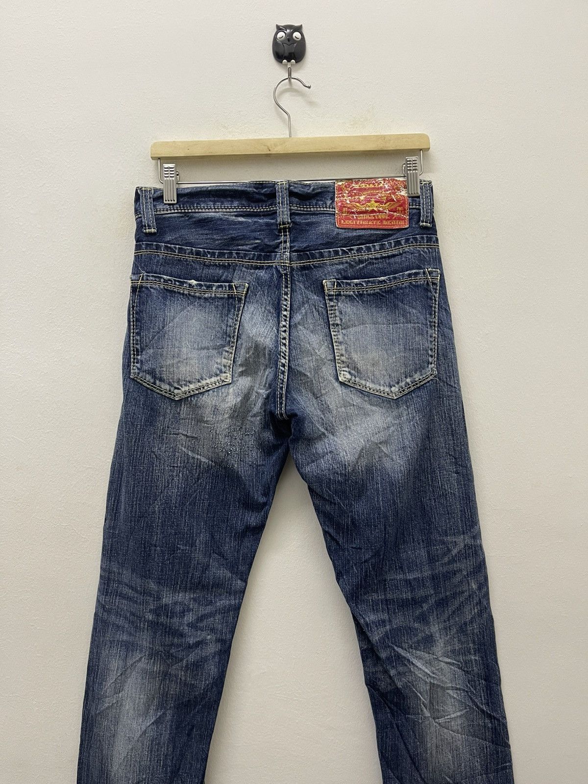 Japanese Brand Rare Vintage CO AND LU Poem Punk Rock Star Denim Size US 29 - 15 Thumbnail