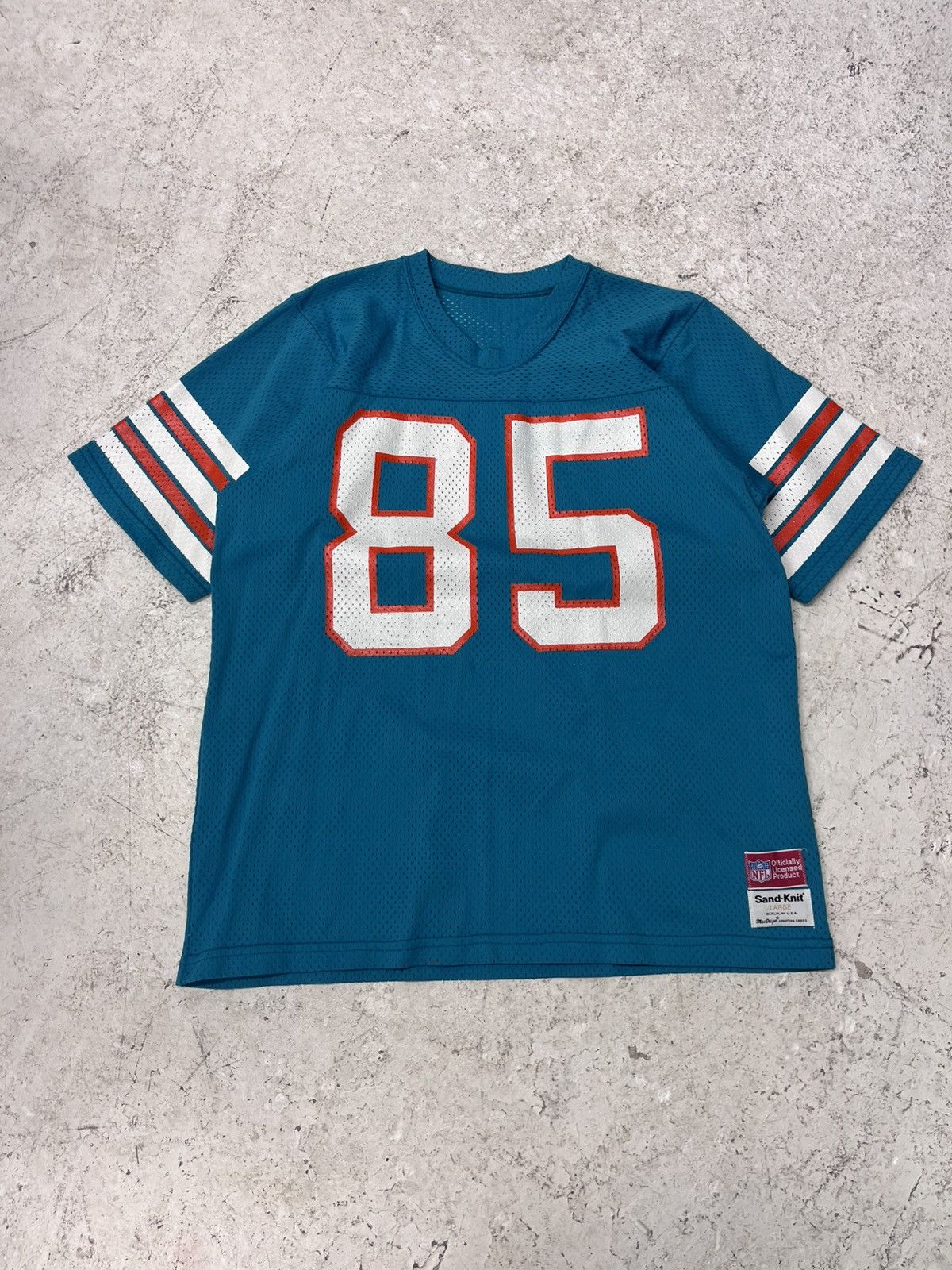 Vintage Vintage teal blue miami dolphins jersey Size US L / EU 52-54 / 3 - 2 Thumbnail
