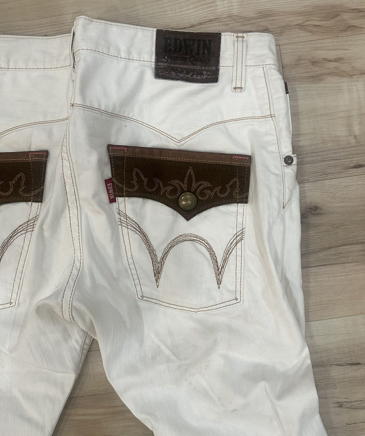 Edwin Edwin White Jeans Cowboy Size 36 Size US 36 / EU 52 - 6 Thumbnail