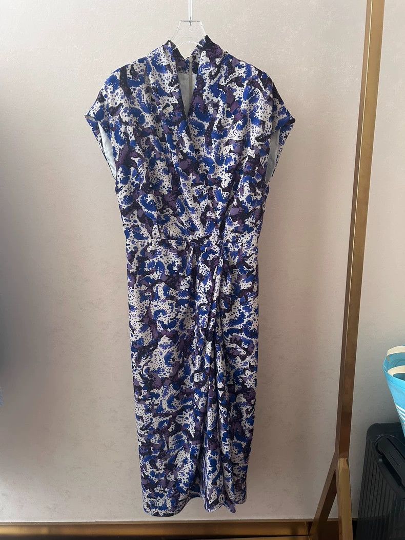 Dries Van Noten Dries Van Noten 25SS Printed Dress - dmc Size US 30 / EU 46 - 1 Thumbnail