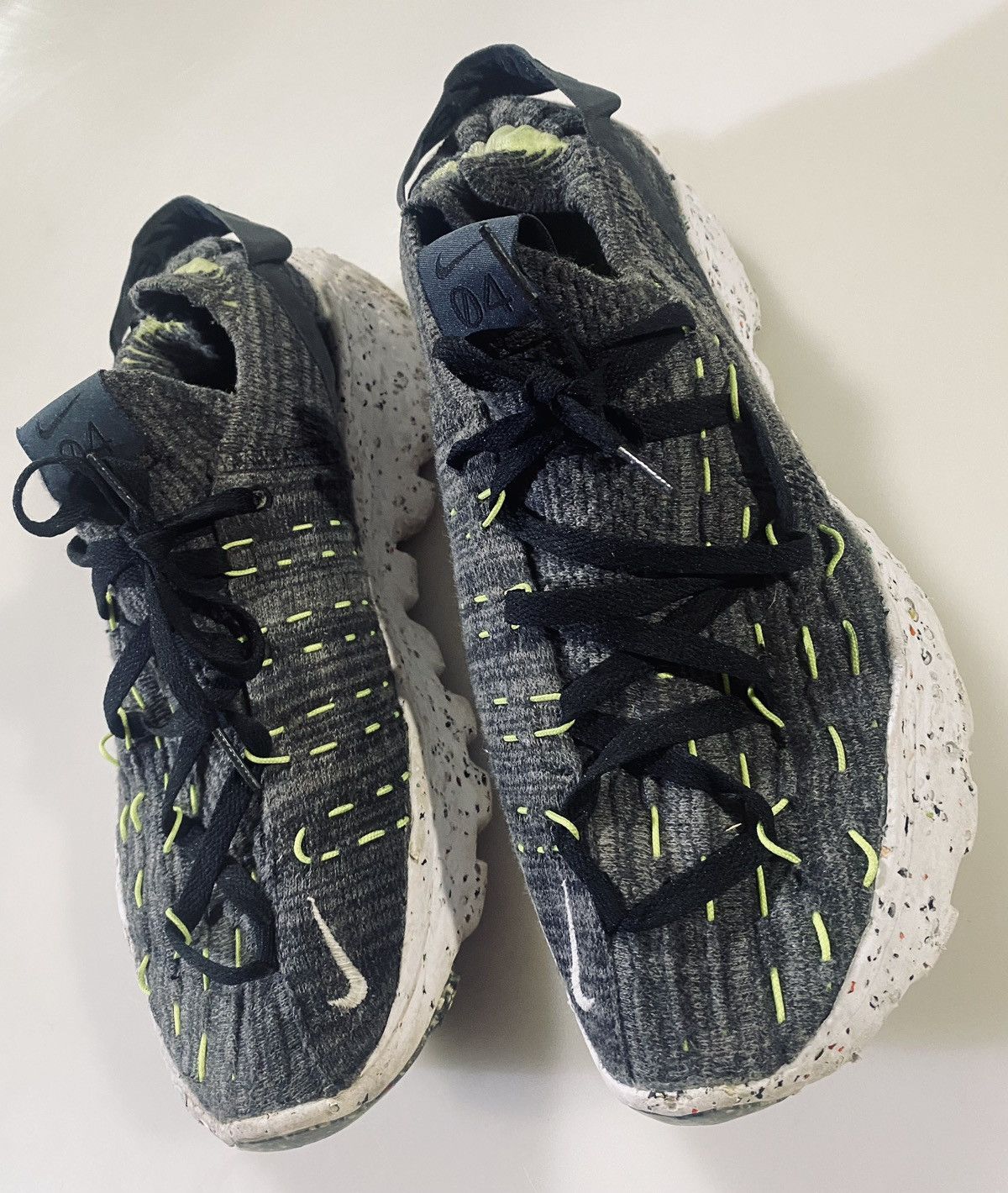 image of Vgc Nike Space Hippie 04 "black/volt" Sneakers 9.5 in Grey, Men's