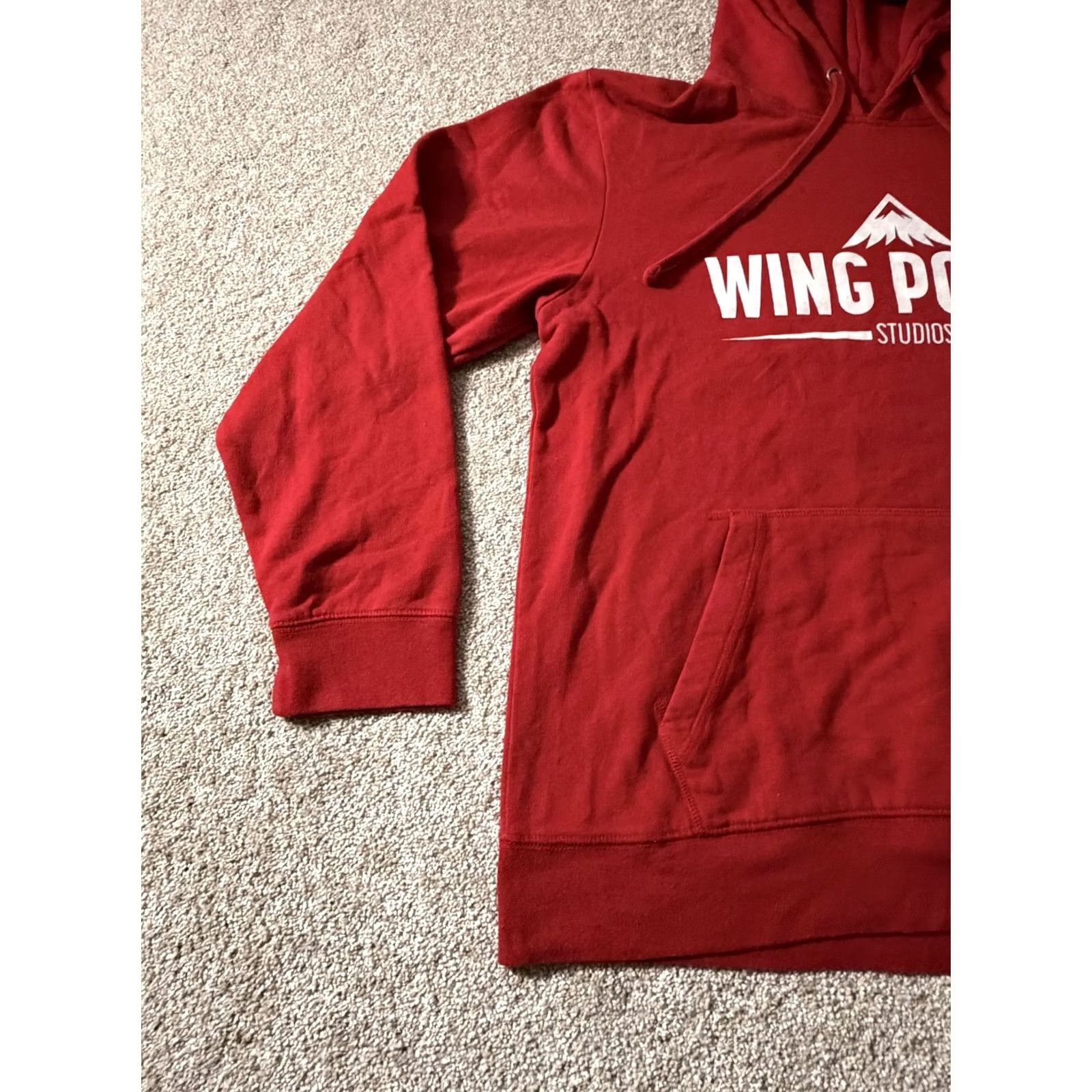 New Era New Era Hoodie Mens L Red Wing Pointe Studios Graphic Fleece Sweatshirt Size US L / EU 52-54 / 3 - 2 Thumbnail