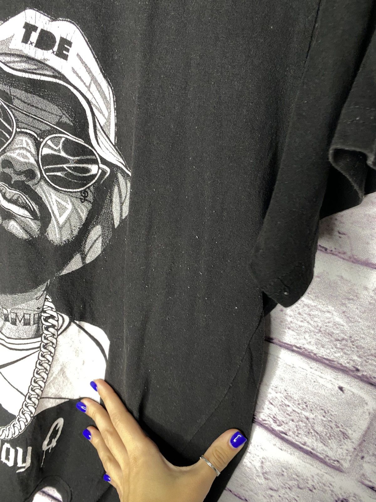 Band Tees Men's T-Shirt TDE Schoolboys Q Blank Crast UK Tour 2020 Size US M / EU 48-50 / 2 - 13 Thumbnail